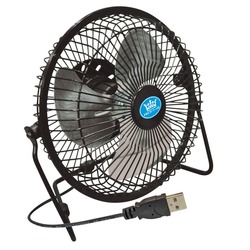 30cm Pair of Prem-I-Air 12 White Oscillating Desktop Fans with 3 Speed Settings