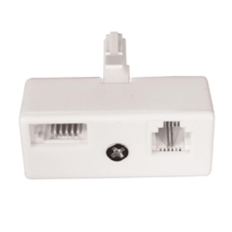 BT telephone socket & RJ11 socket dual adaptor Connevans