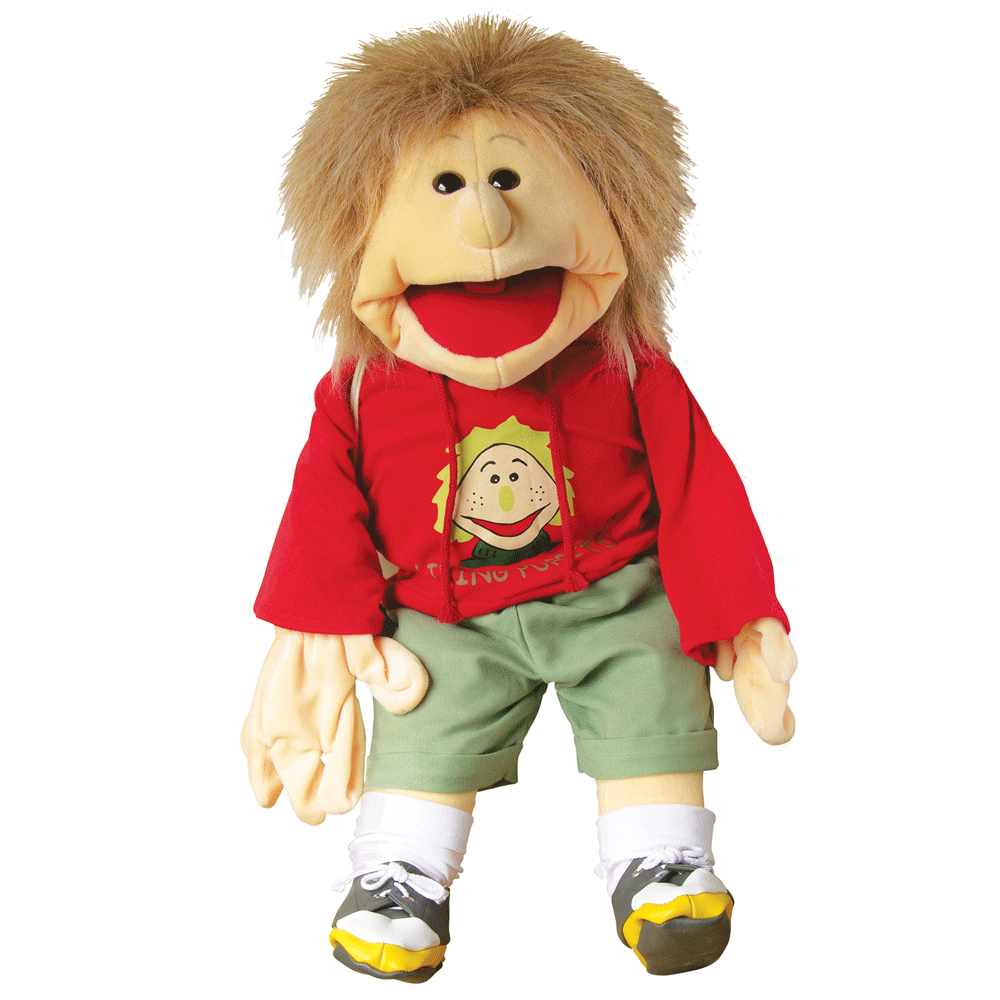 Large signing figurative living puppets Connevans