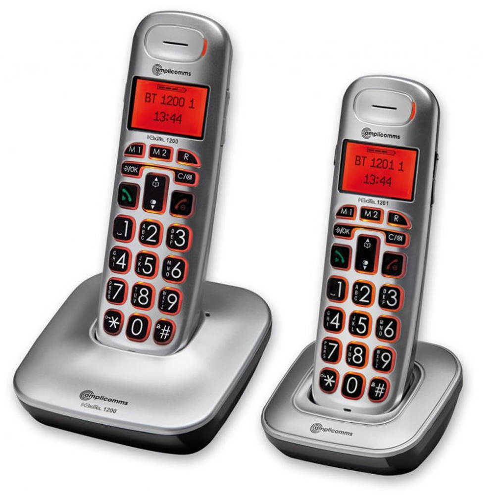Amplified Cordless Telephones Twin Packs Connevans