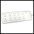 10-way 13A extension block with 2 metre lead 