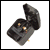 European to UK plug adaptor - BLACK