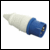 CEE 16A line plug 3 pole