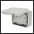 Weatherproof 2 gang outdoor socket 
