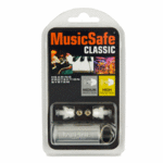 MusicSafe Pro ear plugs were developed for musicians and concert visitors to protect the hearing against excessive noise, the user continues to be able to hear well, but at a lower noise level with 2 attenuation filters