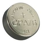 Alkaline button cell, 1.5V/ LR44, 1 piece per blister