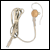 Earpiece with Earhanger & lead