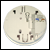 Ei168RC RadioLINK Interconnect base for Ei 140 & 160 series smoke alarms