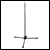 Heavy duty straight stand