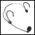 Soundranger (Mipro) lightweight headset microphone MU-53HN