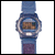 Blue Vibralite 3 watch with auto reload countdown