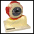 7-part human eye ball desk display anatomy model