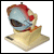 8-part human eyeball desk display anatomical model 