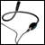 IR Classmate collar mic with thin gooseneck and lead
