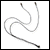 500 mm 2 pin N.P. to europlug binaural lead for CRM-220