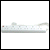 White 6 gang extension socket fitted with a 13 A plug and 2 m lead