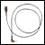 600mm fmGenie patch cord for multiturn plastic neck loop