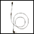 600mm fmGenie 3.5mm to Europlug single lead with inline filter