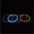 Glow bracelet Red 200mm - single
