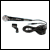 Standard dynamic cable microphone c/w stand clip