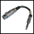 XLR socket to 6.3mm in line jack plug.