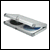 Aluminium wallet for 40 DVD/CD's