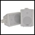 Amplified stereo speaker set - silver