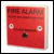 Single gang fire alarm pattress plate