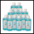 Bulk pack of 12 x 200ml hand sanitizer gel - disinfectant hydro-alcohol gel