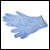 Blue Nitrile disposable gloves - box of 100 