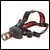 3W Cree® LED Headlight Rubberised Body