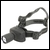1W Cree LED Headlight Rubberised Body