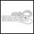 2 metre 4-way Extension Lead with Neon