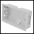 WA40 Double dry ling box, flush mount