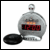 Sonic Bomb SBS550BC Skull digital alarm clock with bed shaker