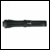 Black watch strap for Vibralight 8 - VL8A-BK (40WV8ABK)