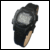 Vibralite Mini vibrating watch with black nylon strap