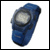Vibralite Mini vibrating watch with blue velcro strap