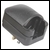 European schuko SCP3 to UK 13A plug adaptor - BLACK 13A fused