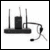 Trantec S4.16 headband 16 channel UHF radio microphone system (HM33) - channel 38   