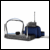 Trantec S4.4W aerobic headband 4 channel UHF radio microphone system