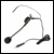 Trantec HM-33 Headworn microphone with 3.5mm plug