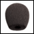 Foam windshield for HM33 headmics