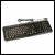 Geemarc standard keyboard with Extra Large digits - black