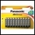 AA Panasonic Alkaline Bronze Range - 10 Pack