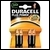 AAA Duracell Plus power - 4 Pack