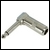 Heavy duty 6.3mm jack, right angle, mono