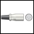 XLR plug, 3-pin