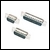 D type plug with gold plated connectors, 25 pin