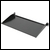 19" support module, 1U black